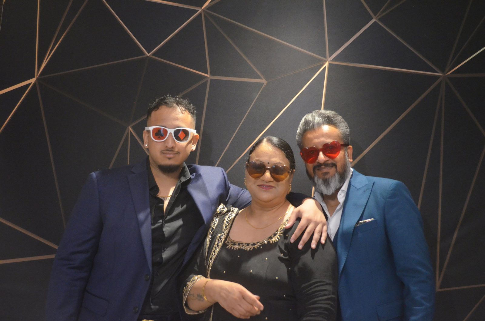 Guests celebrating in the GTABOOTH360 photo booth at a birthday party