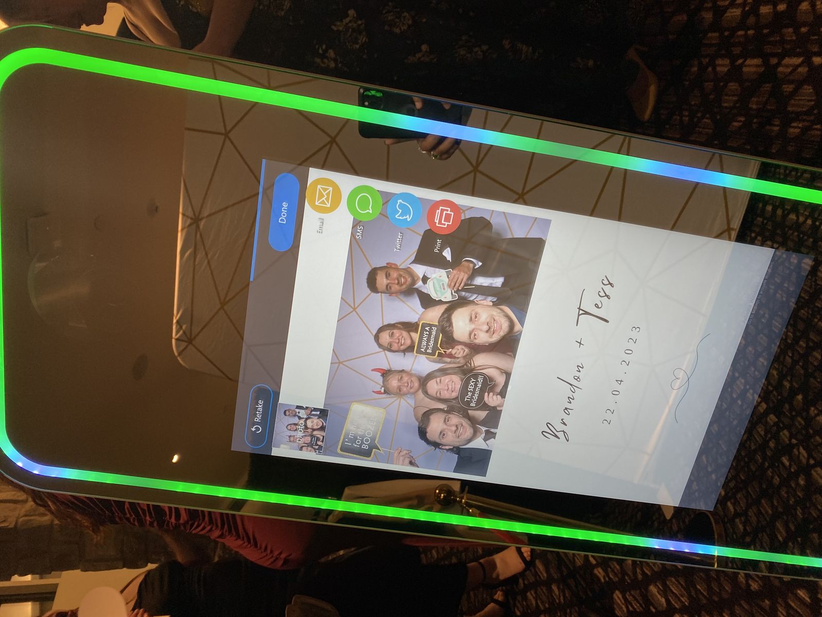 Mirror Booth — real event photo Toronto GTA