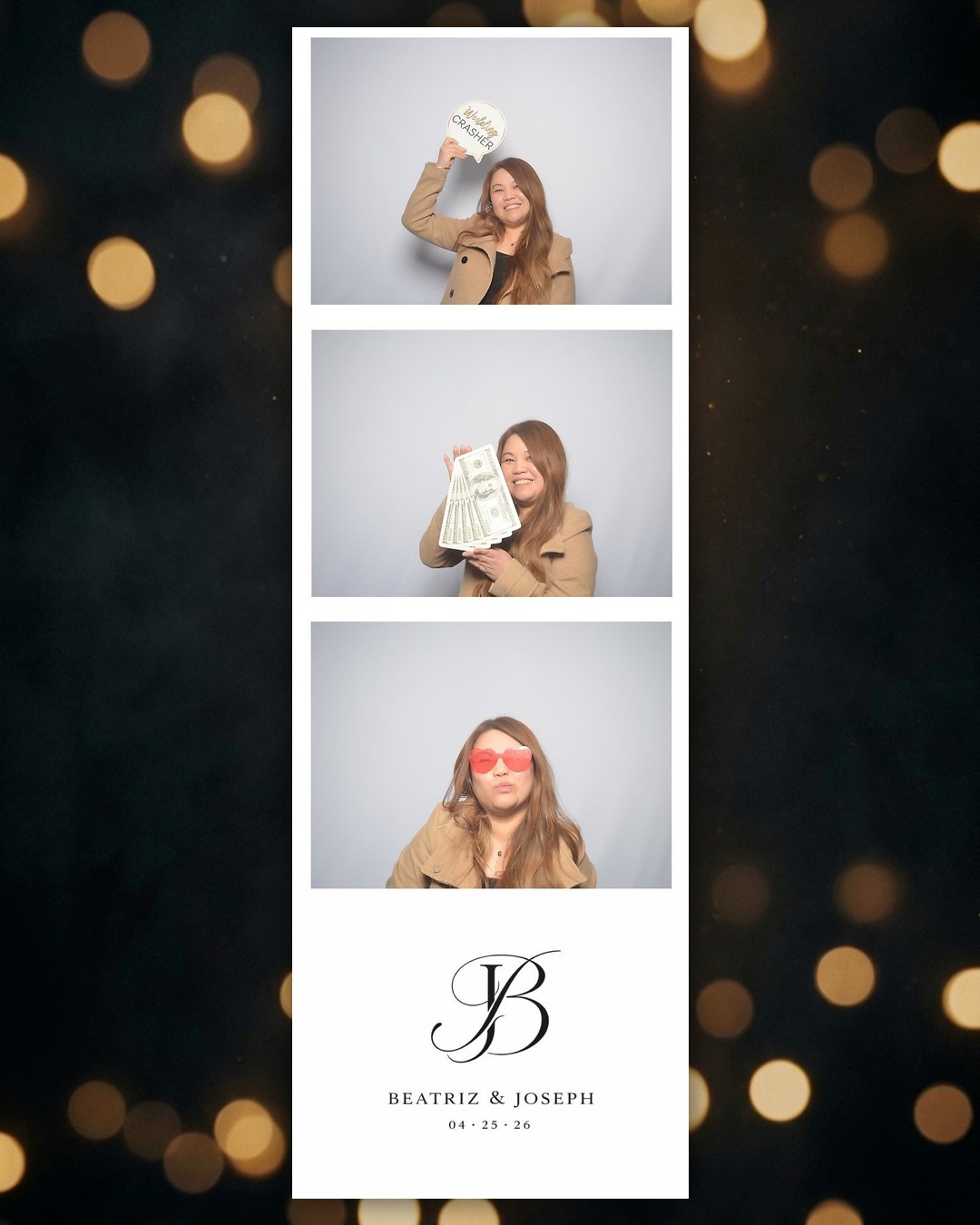 Beatriz & Joseph wedding photo booth strip 4