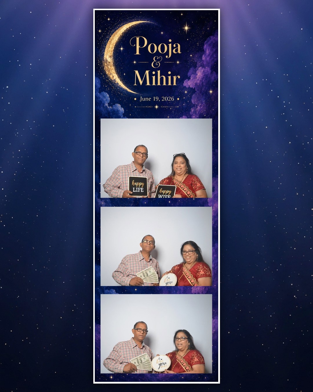 Pooja & Mihir wedding photo booth strip 3