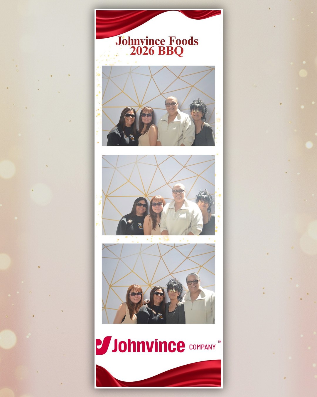 Johnvince Foods 2026 BBQ photo booth strip 2