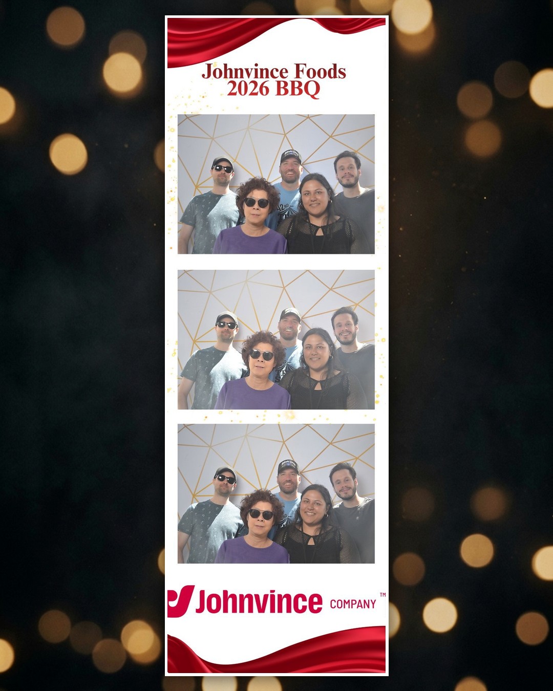 Johnvince Foods 2026 BBQ photo booth strip 1