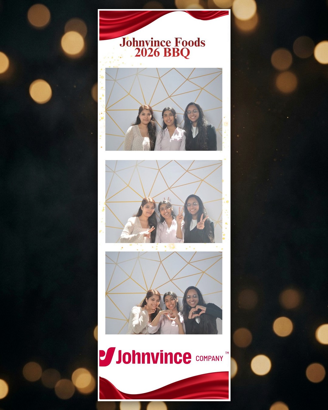 Johnvince Foods 2026 BBQ photo booth strip 2